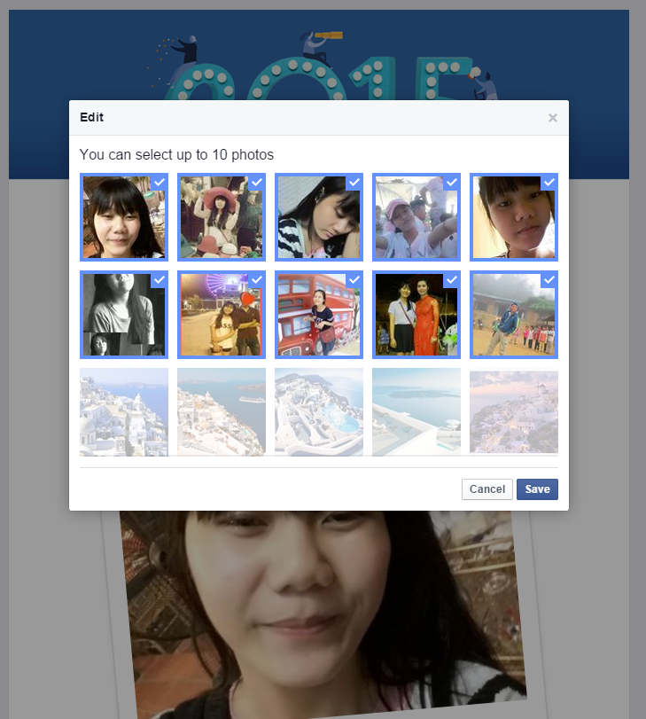 Year In Review của Facebook Tính năng xem lại năm 2015 của bạn