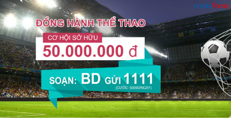 Tham gia chương trình Đồng hành cùng thể thao MobiFone