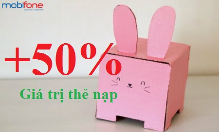 Mobifone khuyến mãi 50% ngày 5/4/2016