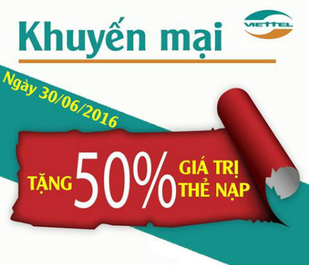 viettel-khuyen-mai-50-gia-tri-the-nap-ngay-30062016