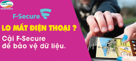 Đăng ký dịch vụ fsecure bảo vệ điện thoại