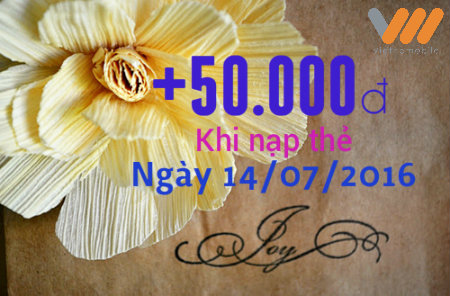 Vietnamobile khuyến mãi ngày 14/07