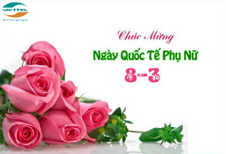 Viettel ưu đãi combo gọi, nhắn tin, data nhân ngày 8/3