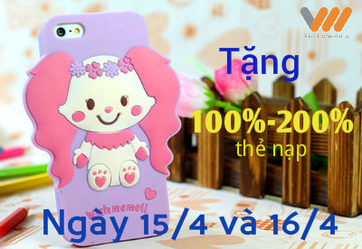 Khuyến mãi của Vietnamobile ngày 15, 16/14