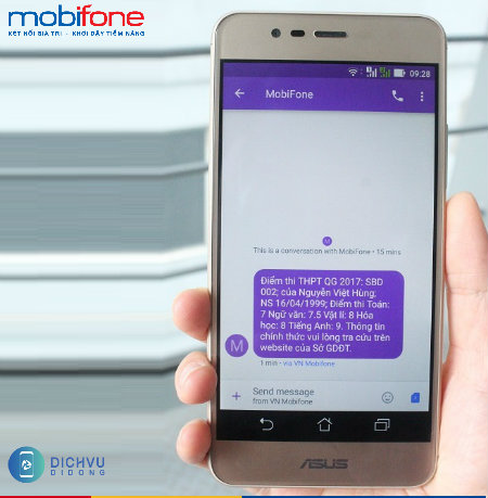 Xem điểm thi miễn phí qua tin nhắn từ Mobifone Xem điểm thi miễn phí qua tin nhắn từ Mobifone