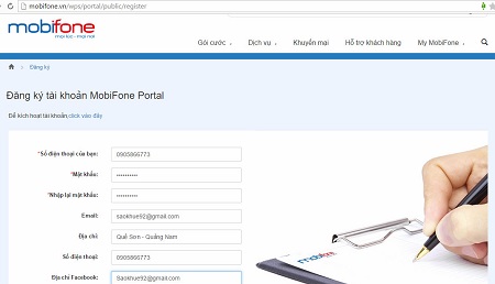 Dang ky tai khoan Portal MobiFone dang ky tai khoan Portal MobiFone