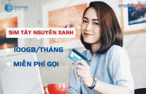 sim tay nguyen xanh mobifone