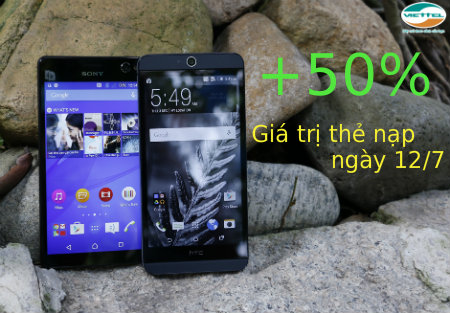 Viettel khuyến mãi 50% thẻ nạp ngày 12/7/2016 Viettel khuyến mãi 50% thẻ nạp ngày 12/7