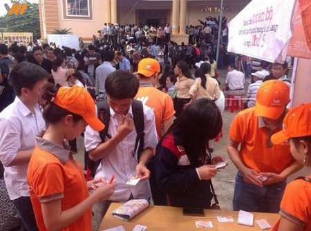 Vietnamobile triển khai khá nhiều sim sinh viên phục vụ khách hàng