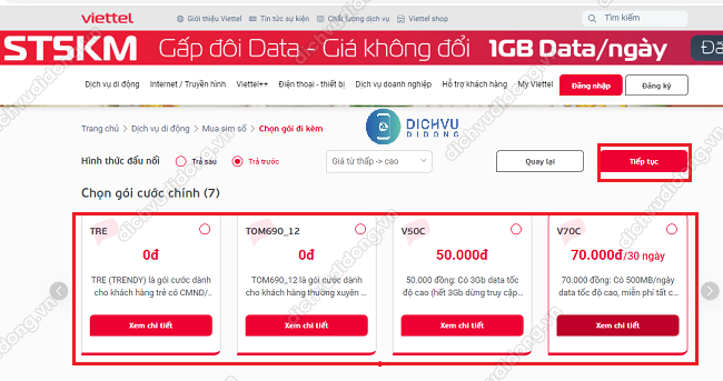 huong dan mua sim viettel online mua sim số đẹp Viettel Online