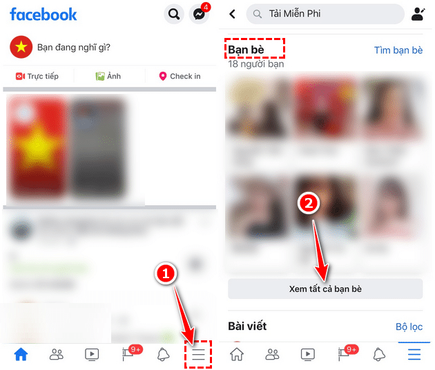 Cách xóa bạn bè bằng thao tác thủ công ngay trên Facebook