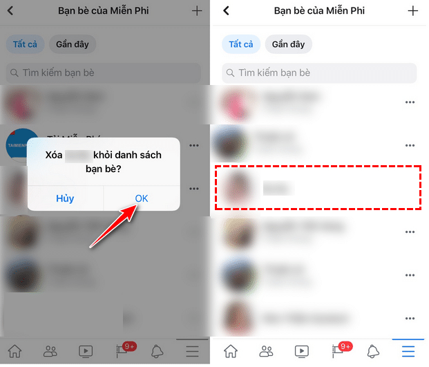 Cách xóa bạn bè bằng thao tác thủ công ngay trên Facebook