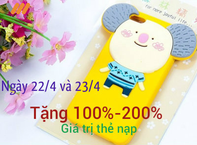 Khuyến mãi nạp thẻ hấp dẫn của Vietnamobile