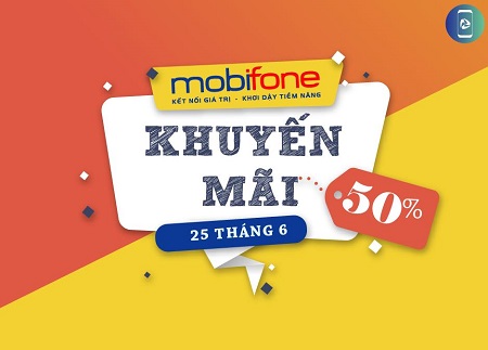 Khuyến mãi trả sau MobiFone ngày 25/6