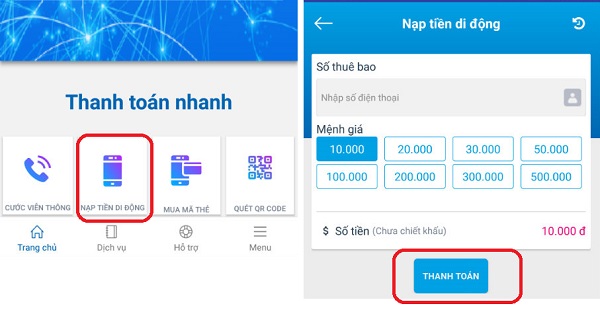 HƯỚNG DẪN GIAO DỊCH TIỀN TẠI VPS