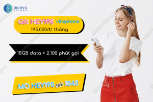 Đăng ký gói cước HEY195 VinaPhone