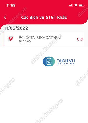 kiểm tra lịch sử trừ tiền đã ứng trên app My Viettel