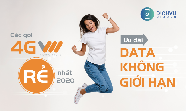 Cac goi cuoc 4G Vietnamobile ưu đãi data khủng Các gói 4G Vietnamobile HOT nhất 2020
