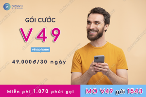 Gói cước ưu đãi gọi V49 Vinaphone