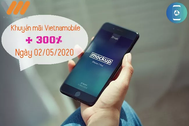 Khuyen-mai-vietnamobile-300-02052020 Vietnamobile tặng 300% thẻ nạp ngày 2/5/2020