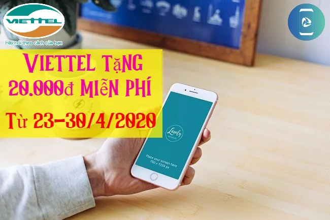 Cach nhan 20.000d mien phi cua Viettel Cách nhận 20.000đ miễn phí của Viettel