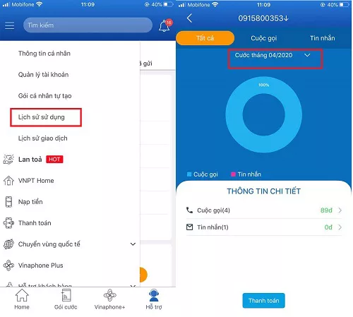 Cách kiểm tra chi tiết cước trả sau VinaPhone Cách kiểm tra chi tiết cước trả sau VinaPhone