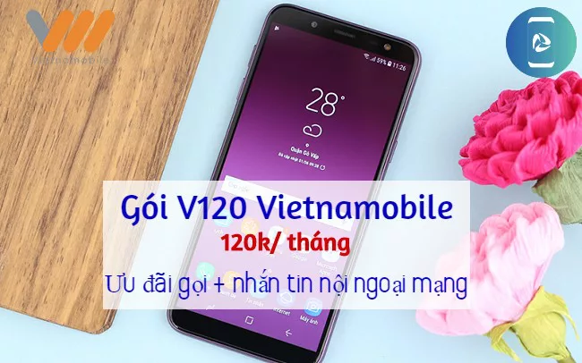 cach dang ky goi V120 Vietnamobile V120 Vietnamobile ưu đãi gọi + nhắn tin nội ngoại mạng chỉ 120k/ tháng