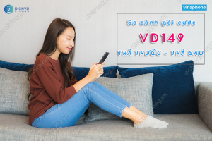 So sánh 2 gói VD149 trả sau - trả trước của Vinaphone