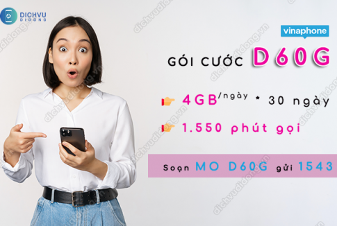 Gói cước D60G Vinaphone là gì?