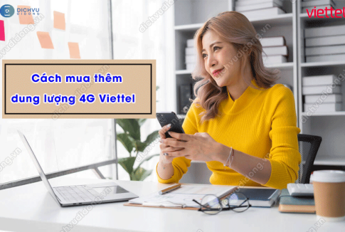 cach mua them dung luong 4g viettel