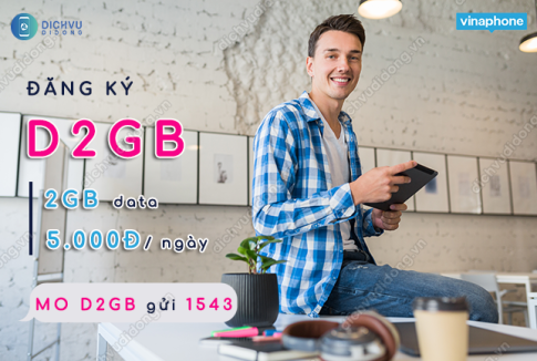 Đăng ký gói cước D2GB Vinaphone