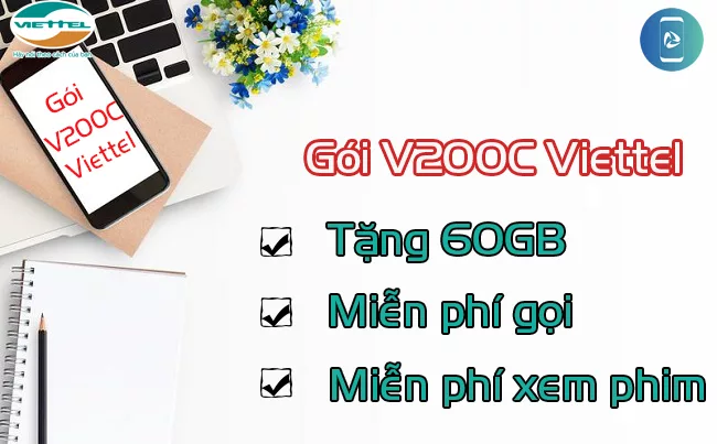Lam the nao de dang ky goi V200C Viettel? Gói V200C Viettel