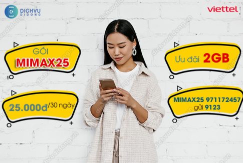 Gói cước MIMAX25 Viettel