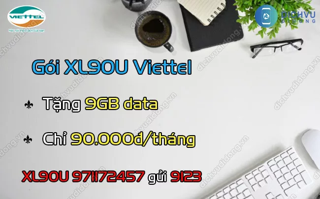 Cu phap dang ky goi XL90U Viettel gói XL90U Viettel
