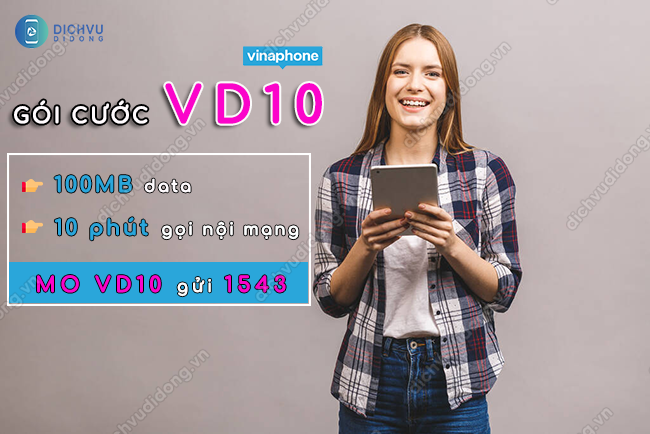 Gói cước VD10 Vinaphone