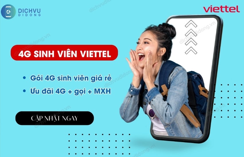 goi cuoc 4g sinh vien viettel