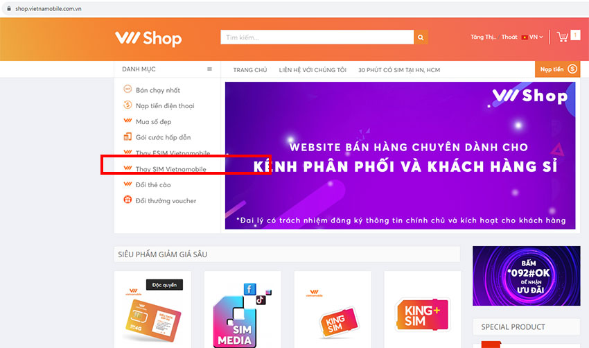 sim trang vietnamobile