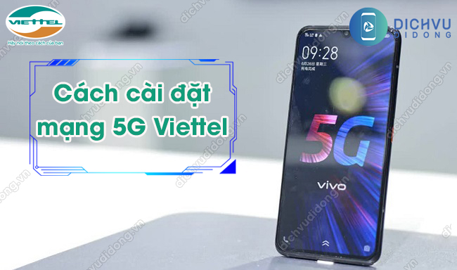 cài đặt mạng 5G Viettel 