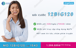 Cách đăng ký gói cước 12BIG120 Vinaphone