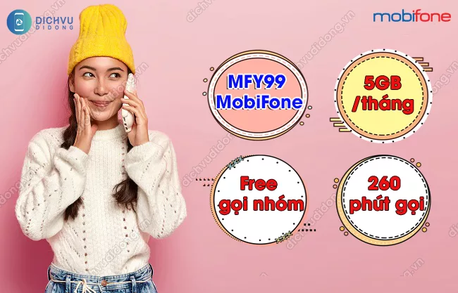 Cu phap dang ky goi MFY99 MobiFone Gói MFY99 MobiFone