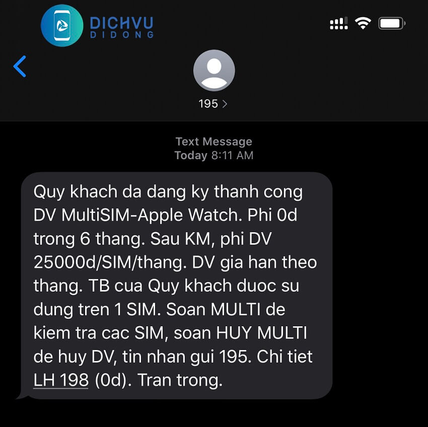 kich hoat esim viettel apple watch