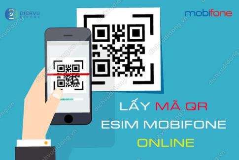 lay ma qr esim mobifone online