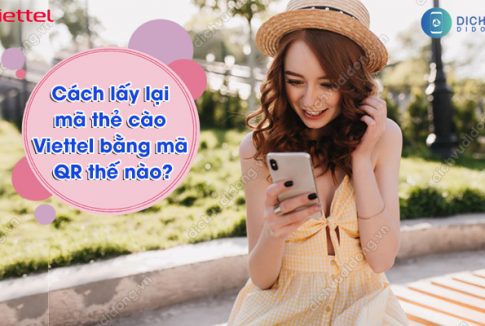 lấy lại mã thẻ cào Viettel bằng mã QR