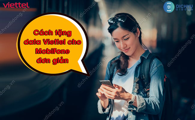 Cách tặng data Viettel cho MobiFone