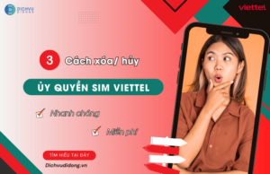 Cach huy uy quyen sim Viettel