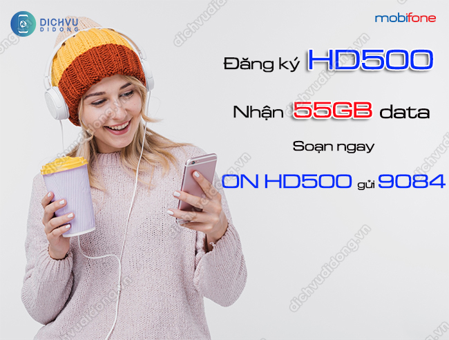 Cú pháp đăng ký gói Hd500 MobiFone là gì?