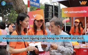 Vietnamobile tạm ngưng cửa hàng tại TP.HCM