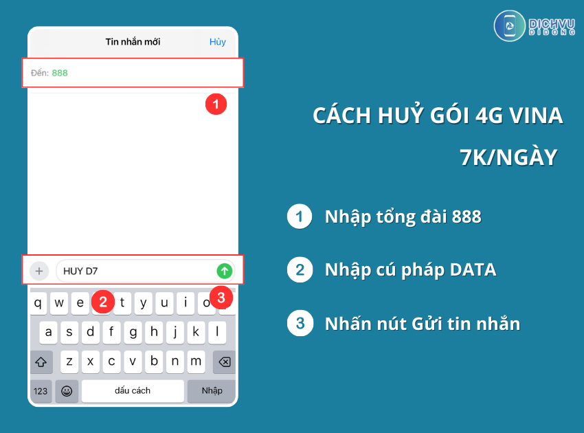 cach huy goi 4g vinaphone ngay 7k