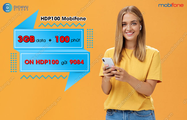 Cu phap dang ky goi cuoc HDP100 mang MobiFone gói HDP100 của MobiFone