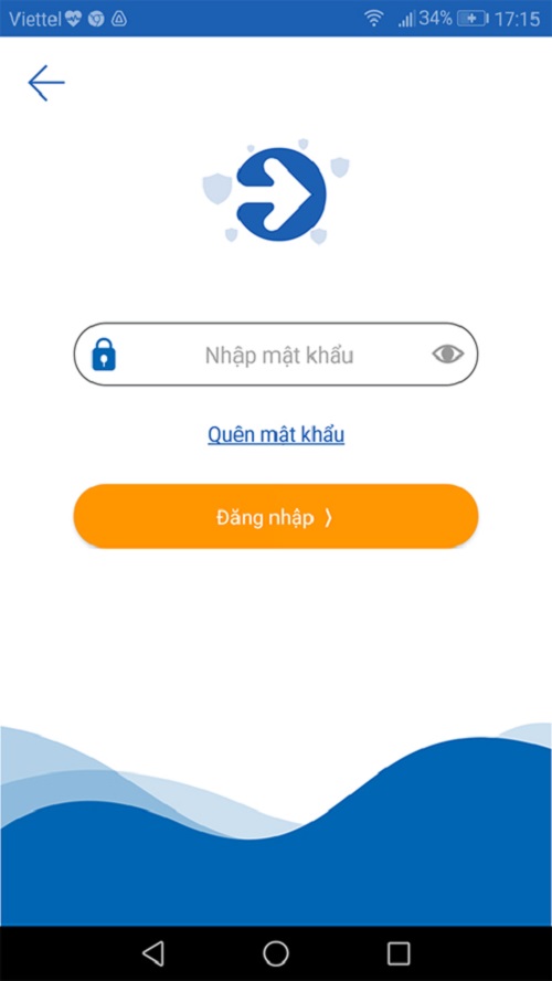 đăng nhập ứng dụng My VNPT